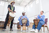 Drumming at Salinas Valley State Prison - 2015 June