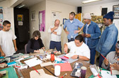 Bookbinding Class at San Quentin State Prison - 2006
