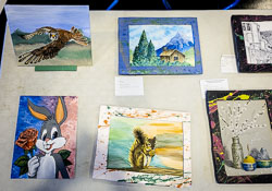 Art Exhibits at Ironwood State Prison with PAC - 2026 Jan