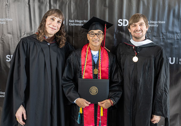 SDSU VISTA BA degree graduation at Centinela State Prison, B yard - 2025 May