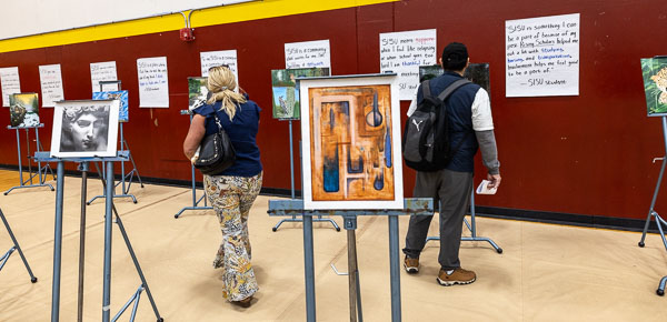 "Breaking the Cycle": PAC artwork at College of the Redwoods - 2025 May