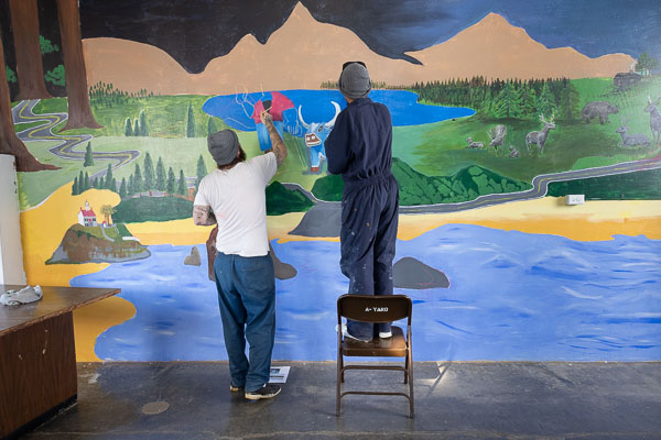 PAC mural at Pelican Bay SP - 2024 Aug