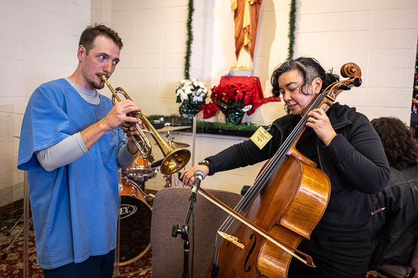 Musicambia: songwriting at San Quentin (day 1) - 2024 Jan.