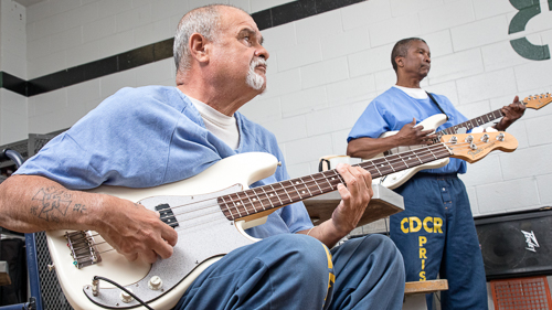 Guitar and Band Class at Solano State Prison - 2017 May