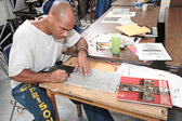 Printmaking Class at San Quentin State Prison - 2006